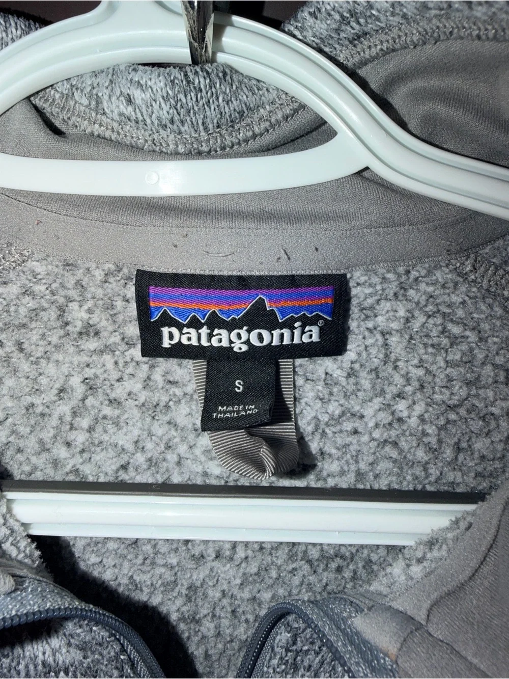 Patagonia Better Sweater Womens Gray Fleece Quarter Zip Size Small